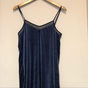 Velour swing dress